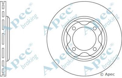 APEC BRAKING dsk140 -  Тормозной диск